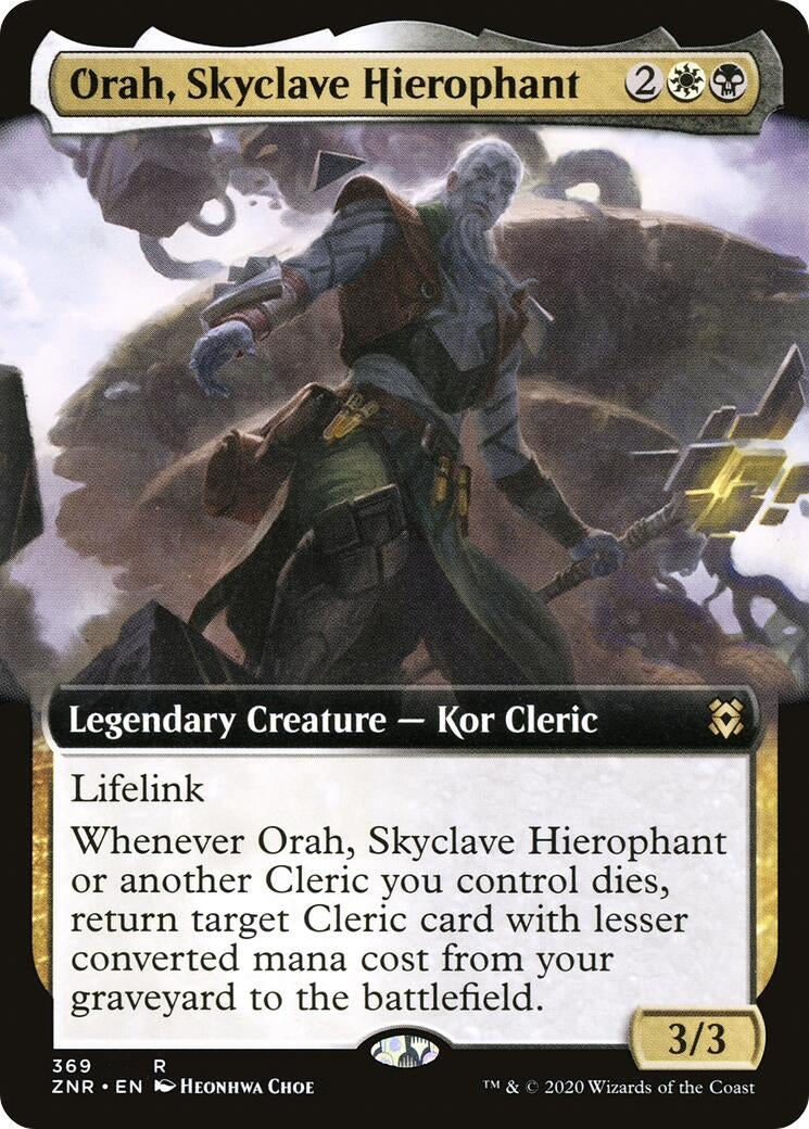 Image for Orah, Skyclave Hierophant (Extended Art) (369) (Zendikar Rising) - Magic: The Gathering