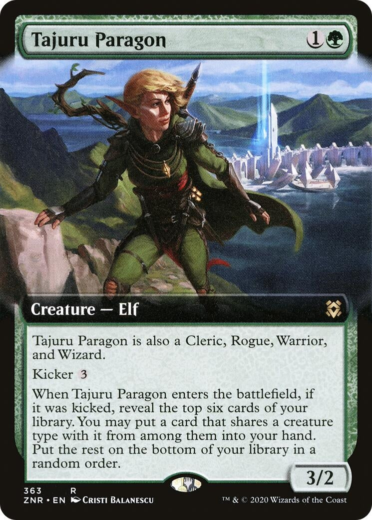 Image for Tajuru Paragon (Extended Art) (363) (Zendikar Rising) - Magic: The Gathering