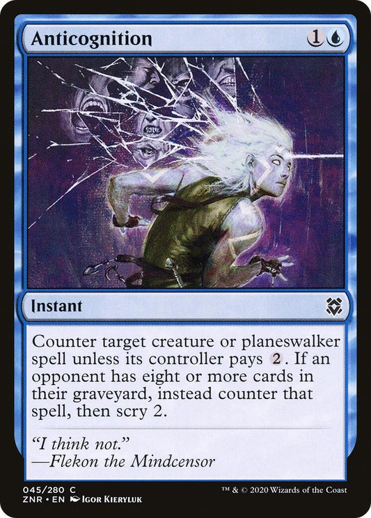 Image for Anticognition (45) (Zendikar Rising) - Magic: The Gathering