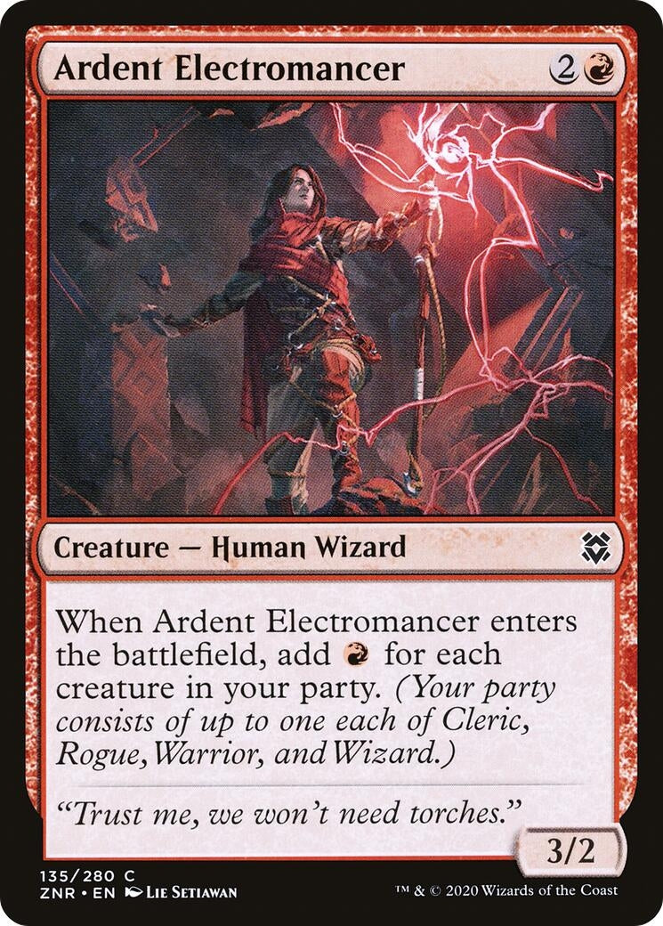 Ardent Electromancer (135) (Zendikar Rising)