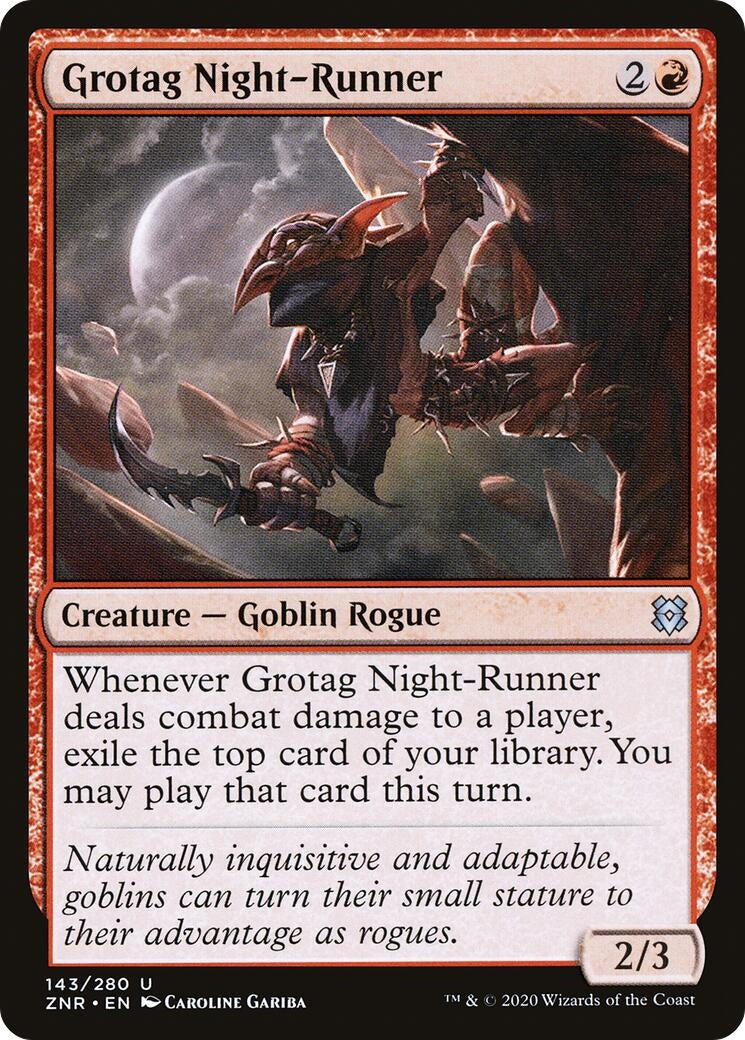 Image for Grotag Night-Runner (143) (Zendikar Rising) - Magic: The Gathering