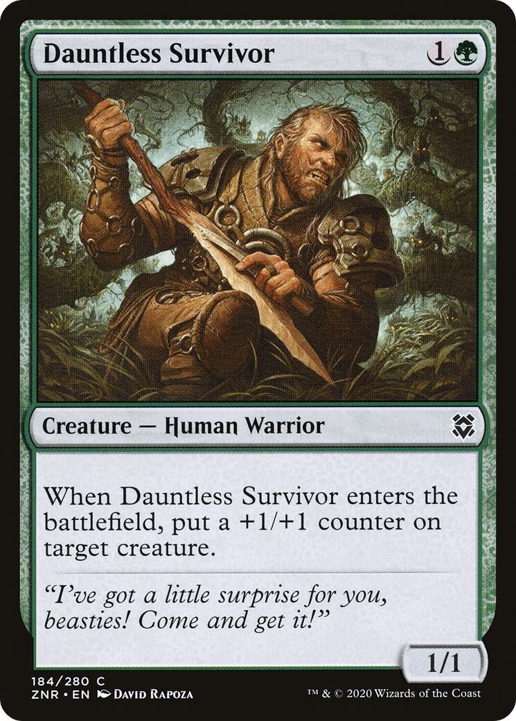 Image for Dauntless Survivor (184) (Zendikar Rising) - Magic: The Gathering