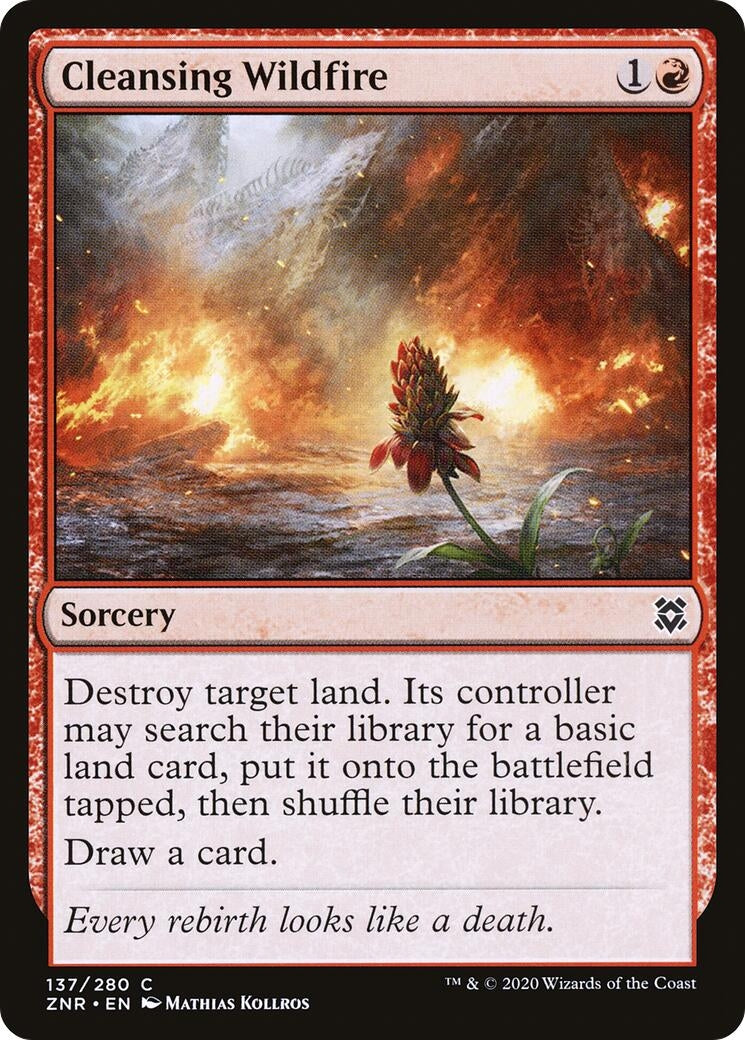 Image for Cleansing Wildfire (137) (Zendikar Rising) - Magic: The Gathering