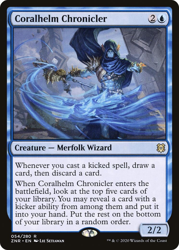 Image for Coralhelm Chronicler (54) (Zendikar Rising) - Magic: The Gathering