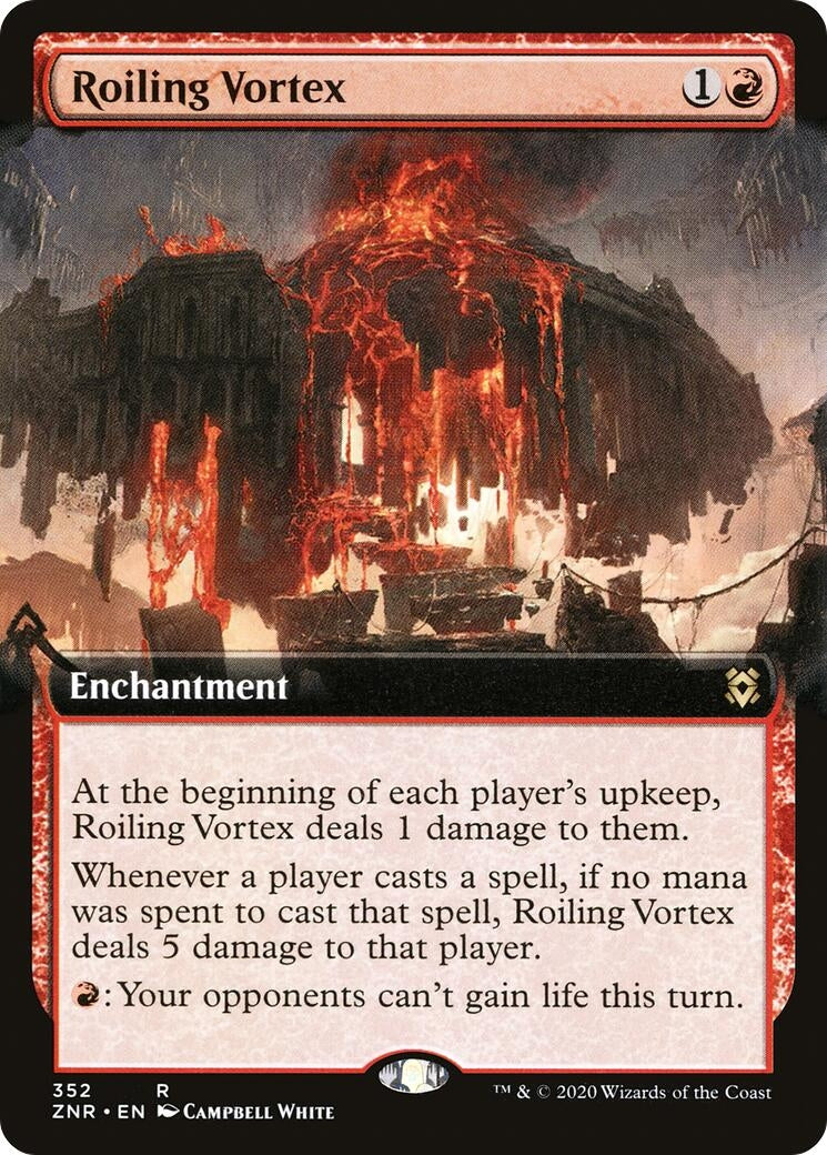 Image for Roiling Vortex (Extended Art) (352) (Zendikar Rising) - Magic: The Gathering
