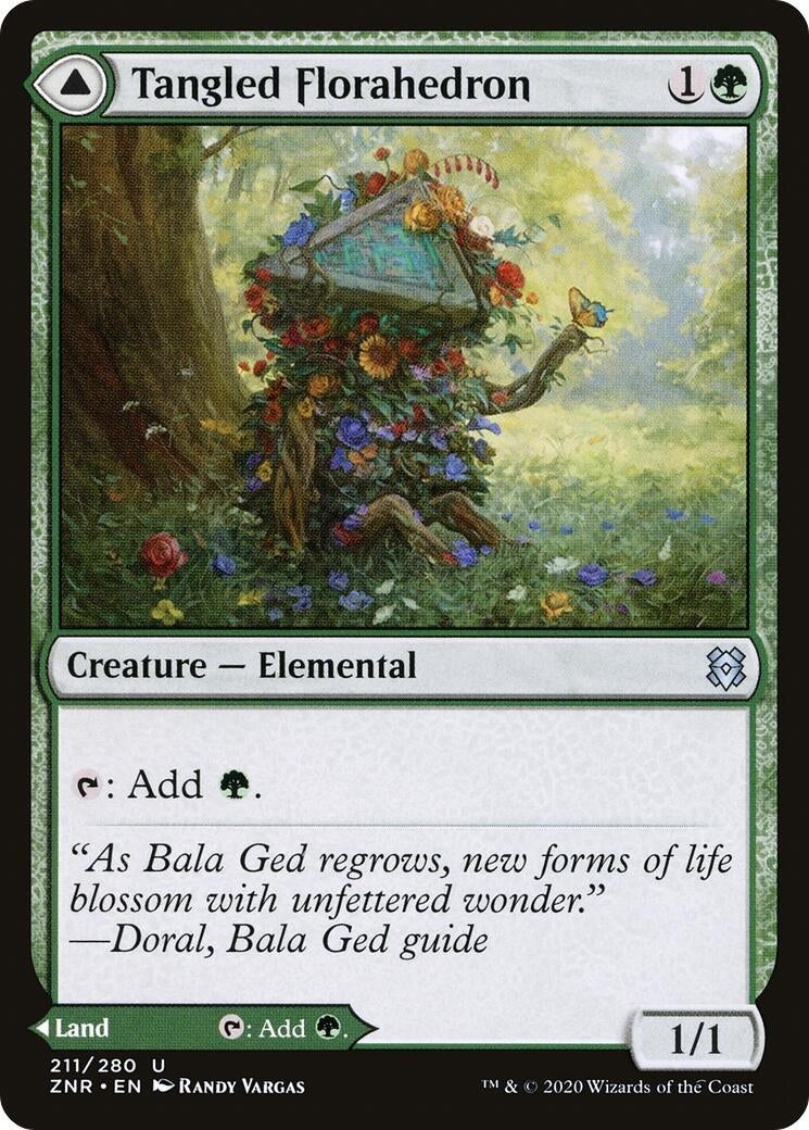 Image for Tangled Florahedron (211) (Zendikar Rising) - Magic: The Gathering