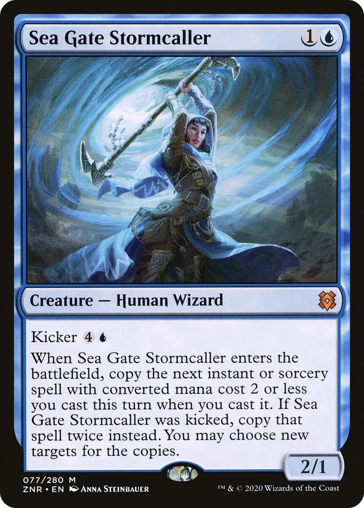 Image for Sea Gate Stormcaller (77) (Zendikar Rising) - Magic: The Gathering