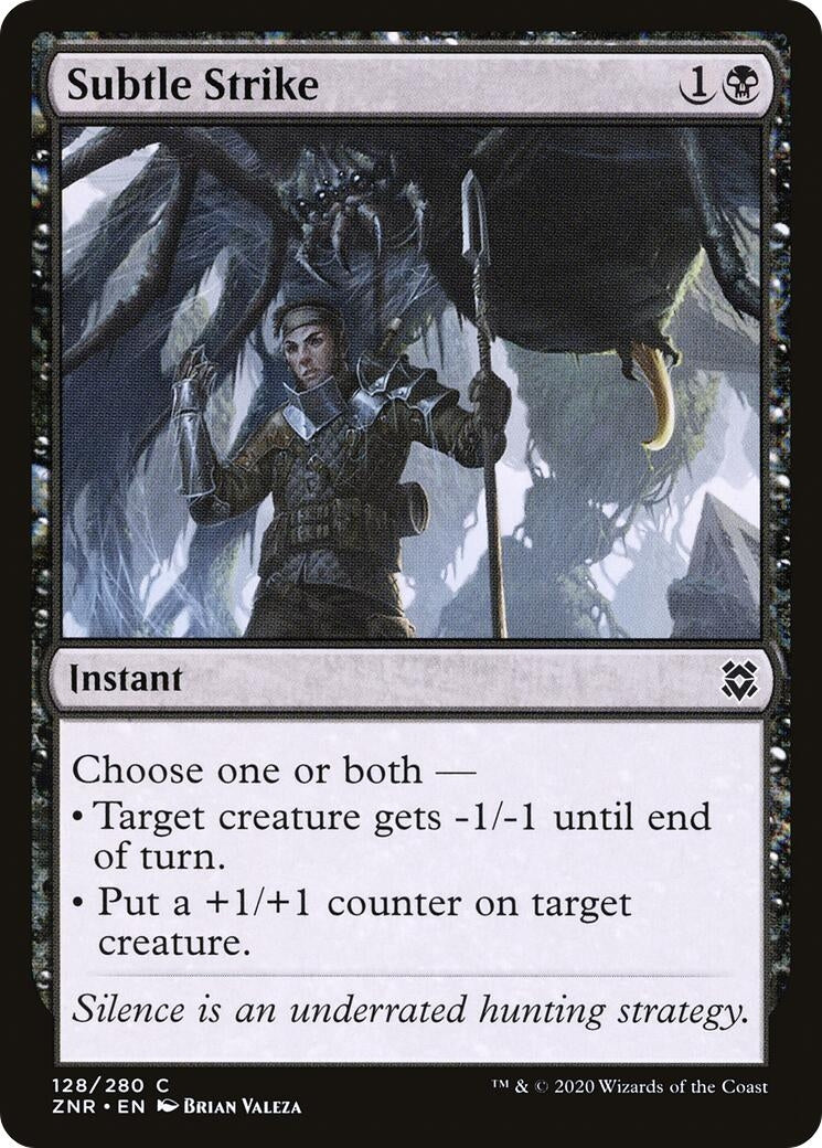 Image for Subtle Strike (128) (Zendikar Rising) - Magic: The Gathering