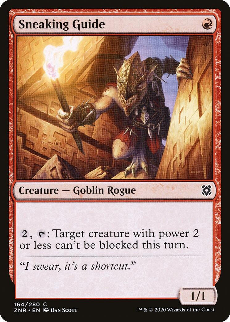 Image for Sneaking Guide (164) (Zendikar Rising) - Magic: The Gathering