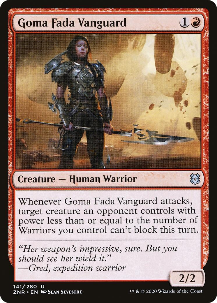 Image for Goma Fada Vanguard (141) (Zendikar Rising) - Magic: The Gathering