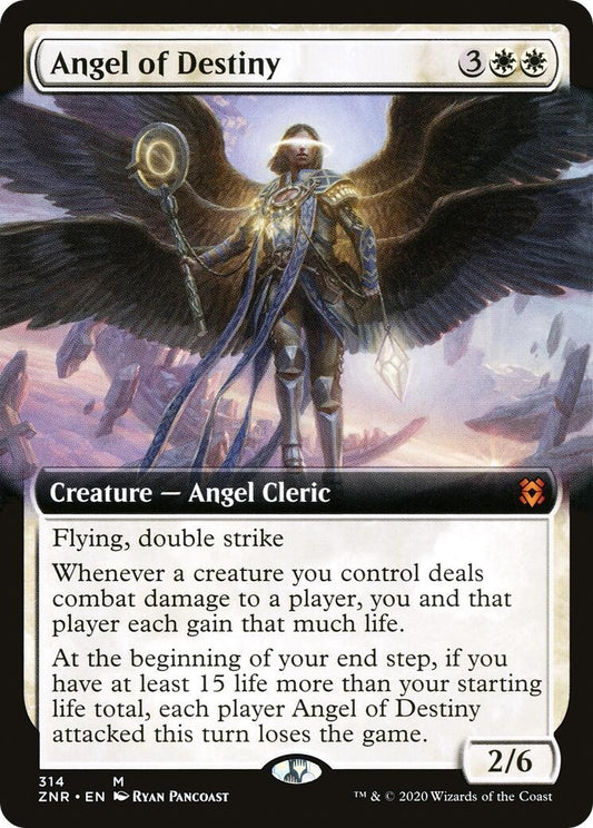 Image for Angel of Destiny (Extended Art) (314) (Zendikar Rising) - Magic: The Gathering