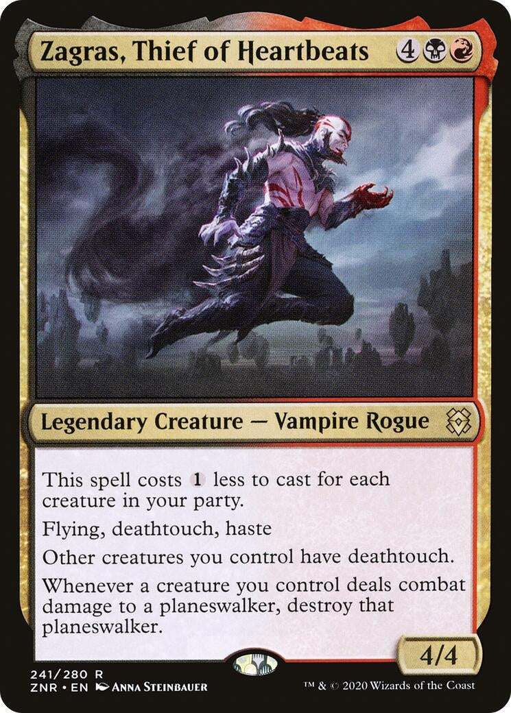 Image for Zagras, Thief of Heartbeats (241) (Zendikar Rising) - Magic: The Gathering