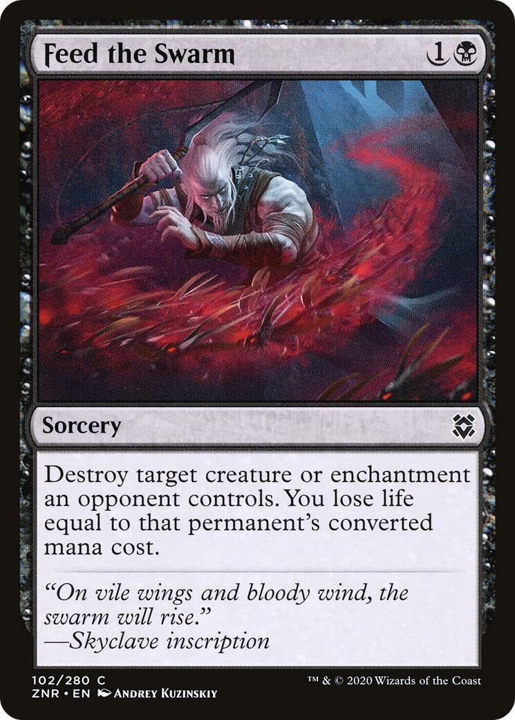 Image for Feed the Swarm (102) (Zendikar Rising) - Magic: The Gathering