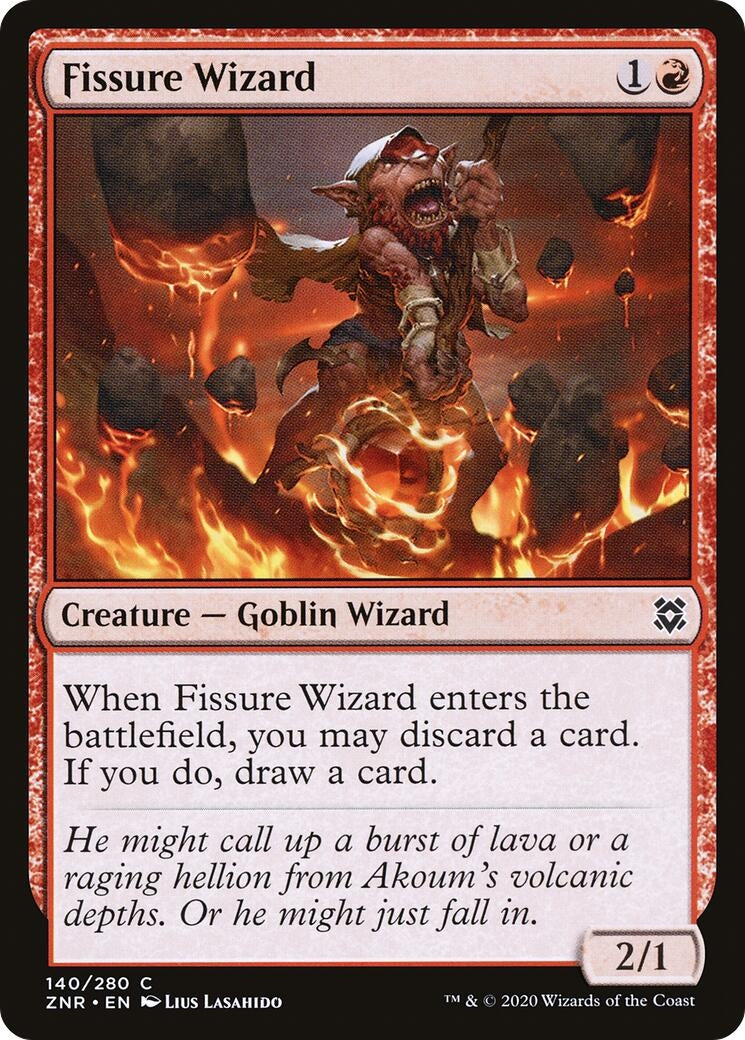 Image for Fissure Wizard (140) (Zendikar Rising) - Magic: The Gathering