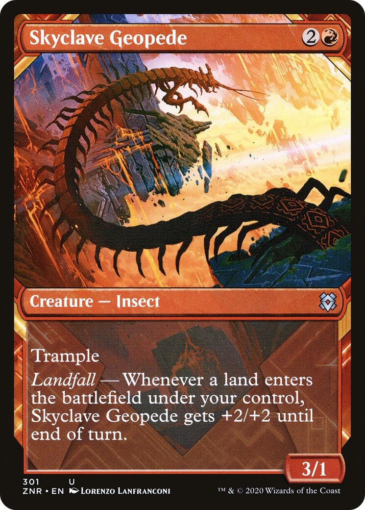 Image for Skyclave Geopede (Showcase) (301) (Zendikar Rising) - Magic: The Gathering