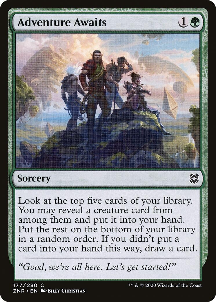 Image for Adventure Awaits (177) (Zendikar Rising) - Magic: The Gathering