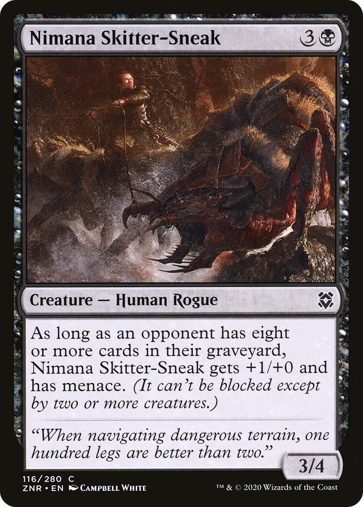 Image for Nimana Skitter-Sneak (116) (Zendikar Rising) - Magic: The Gathering