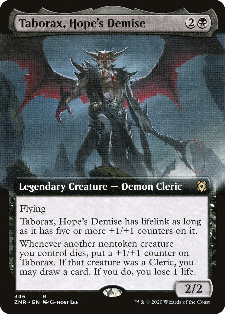 Image for Taborax, Hope's Demise (Extended Art) (346) (Zendikar Rising) - Magic: The Gathering