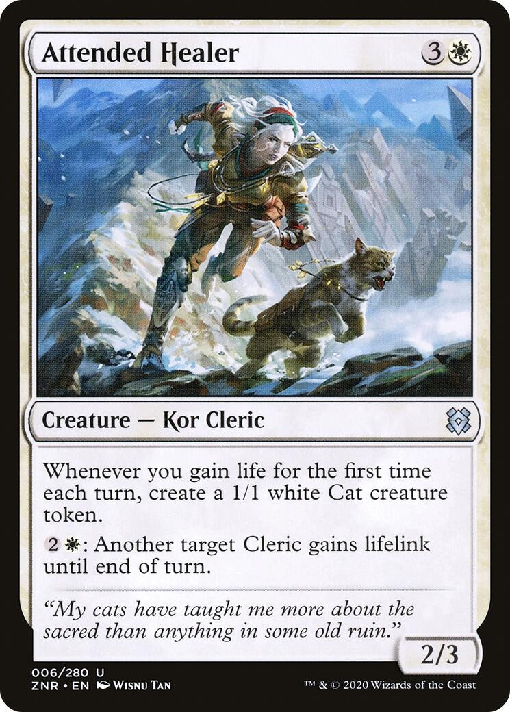 Image for Attended Healer (6) (Zendikar Rising) - Magic: The Gathering