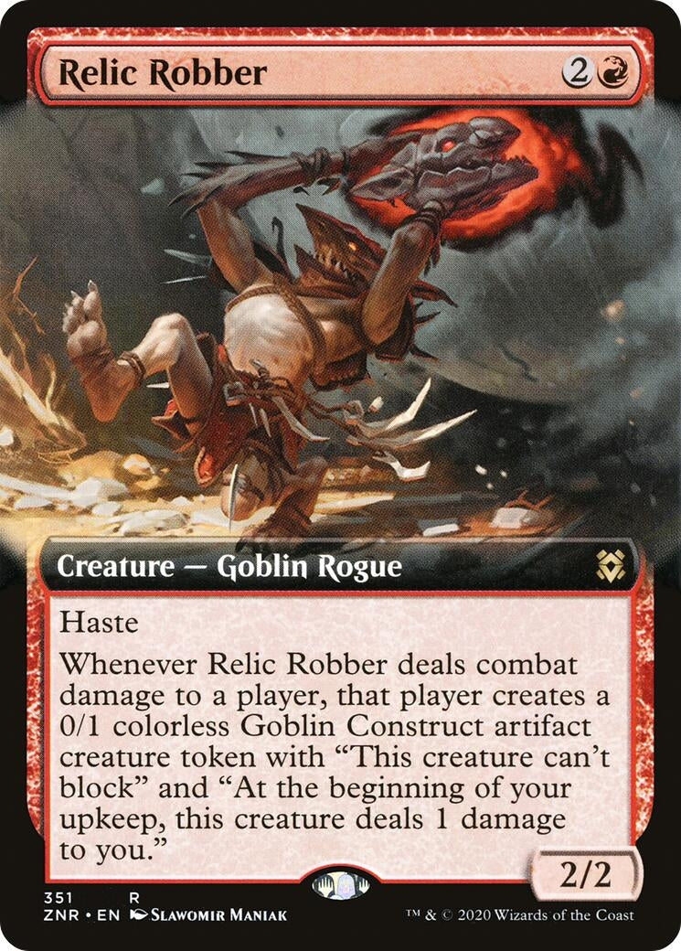 Image for Relic Robber (Extended Art) (351) (Zendikar Rising) - Magic: The Gathering