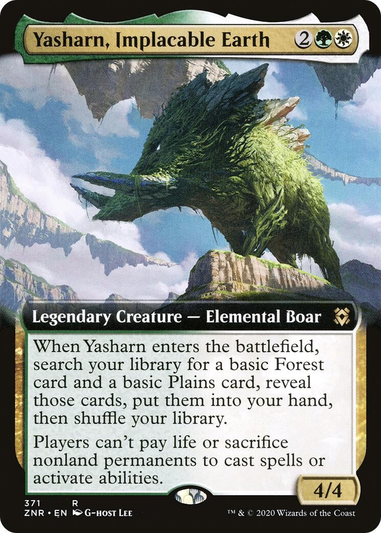 Yasharn, Implacable Earth (Extended Art) (371) (Zendikar Rising)