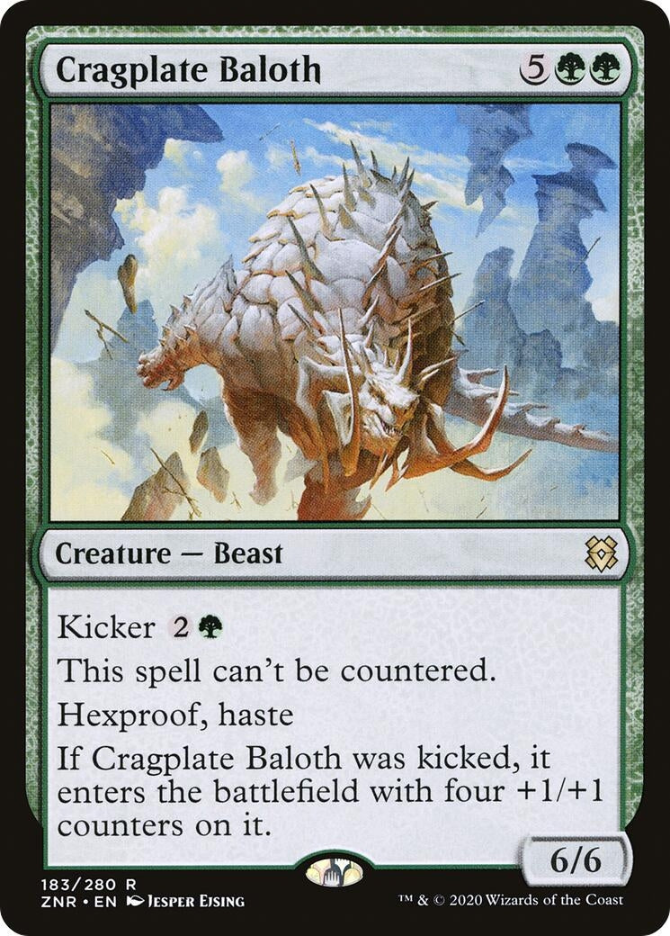 Image for Cragplate Baloth (183) (Zendikar Rising) - Magic: The Gathering