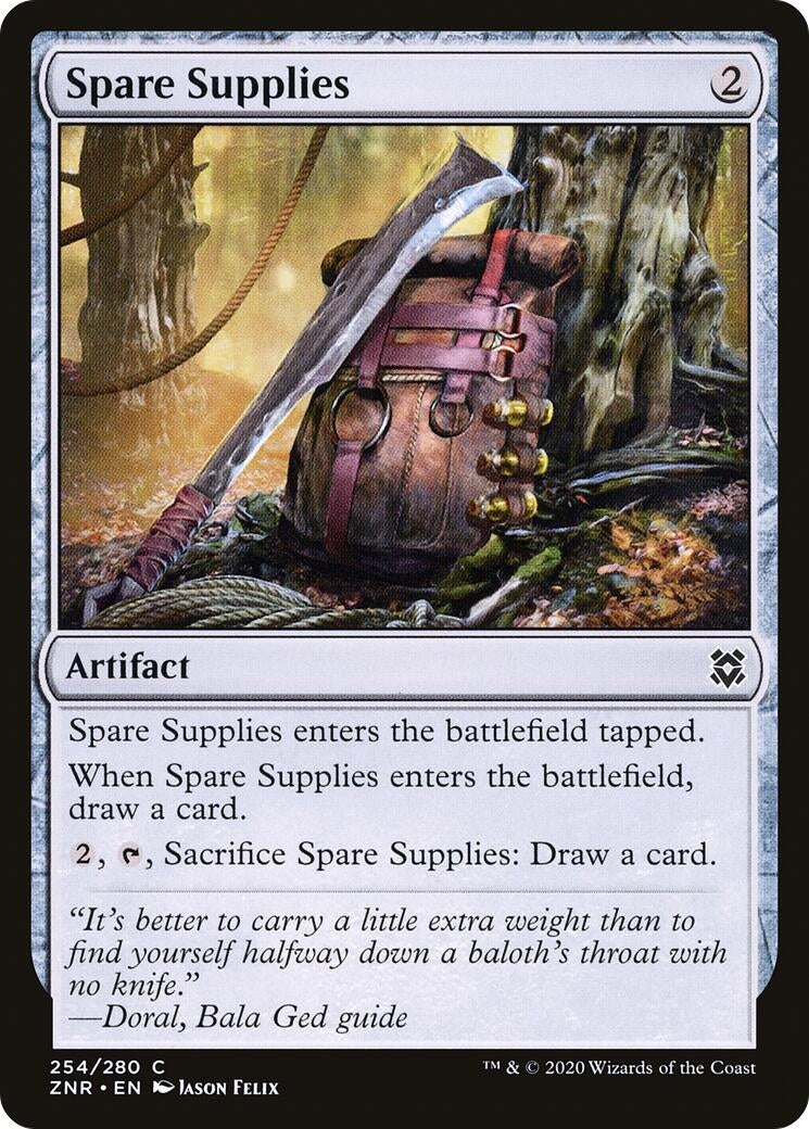 Image for Spare Supplies (254) (Zendikar Rising) - Magic: The Gathering