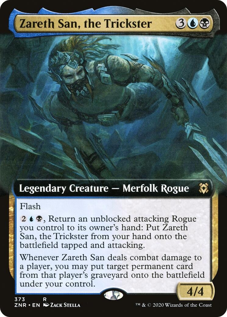Image for Zareth San, the Trickster (Extended Art) (373) (Zendikar Rising) - Magic: The Gathering
