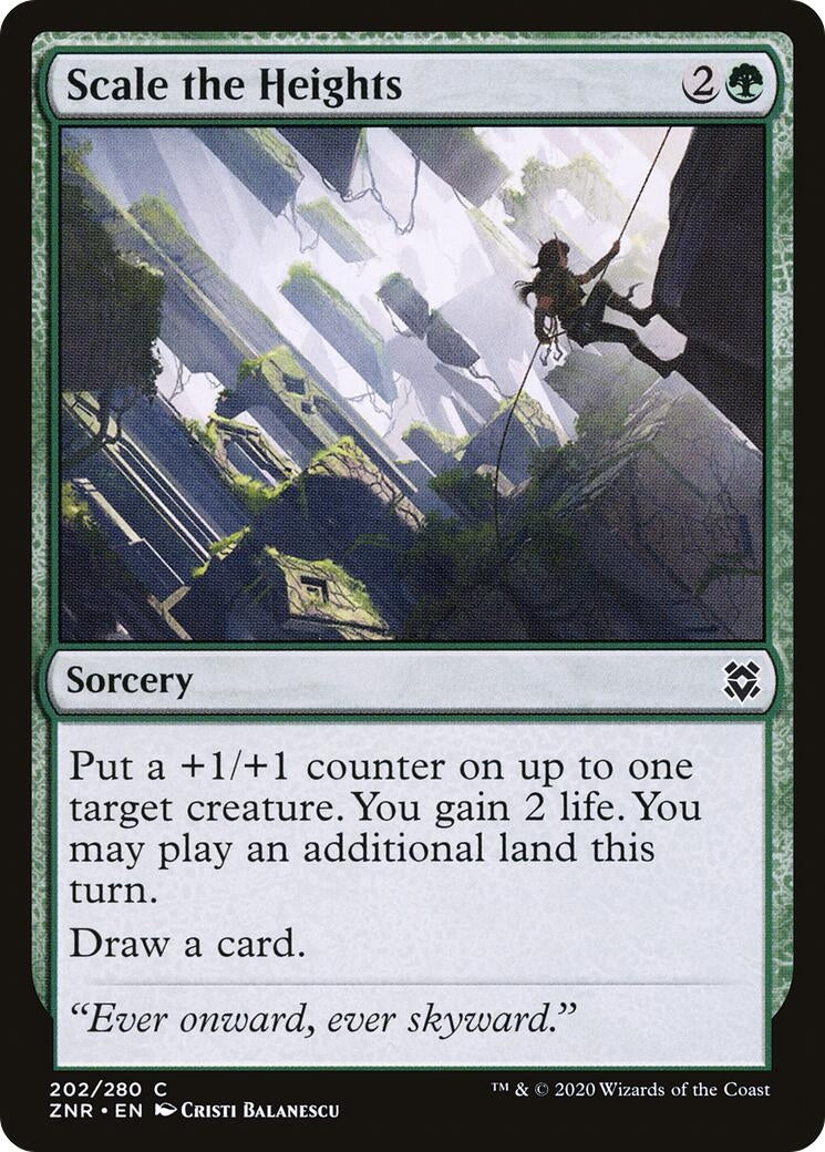Image for Scale the Heights (202) (Zendikar Rising) - Magic: The Gathering