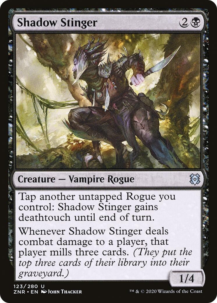 Image for Shadow Stinger (123) (Zendikar Rising) - Magic: The Gathering