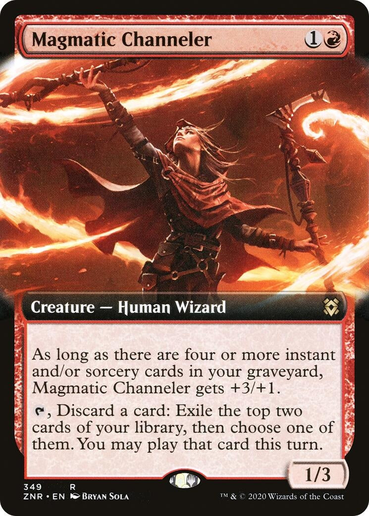 Image for Magmatic Channeler (Extended Art) (349) (Zendikar Rising) - Magic: The Gathering