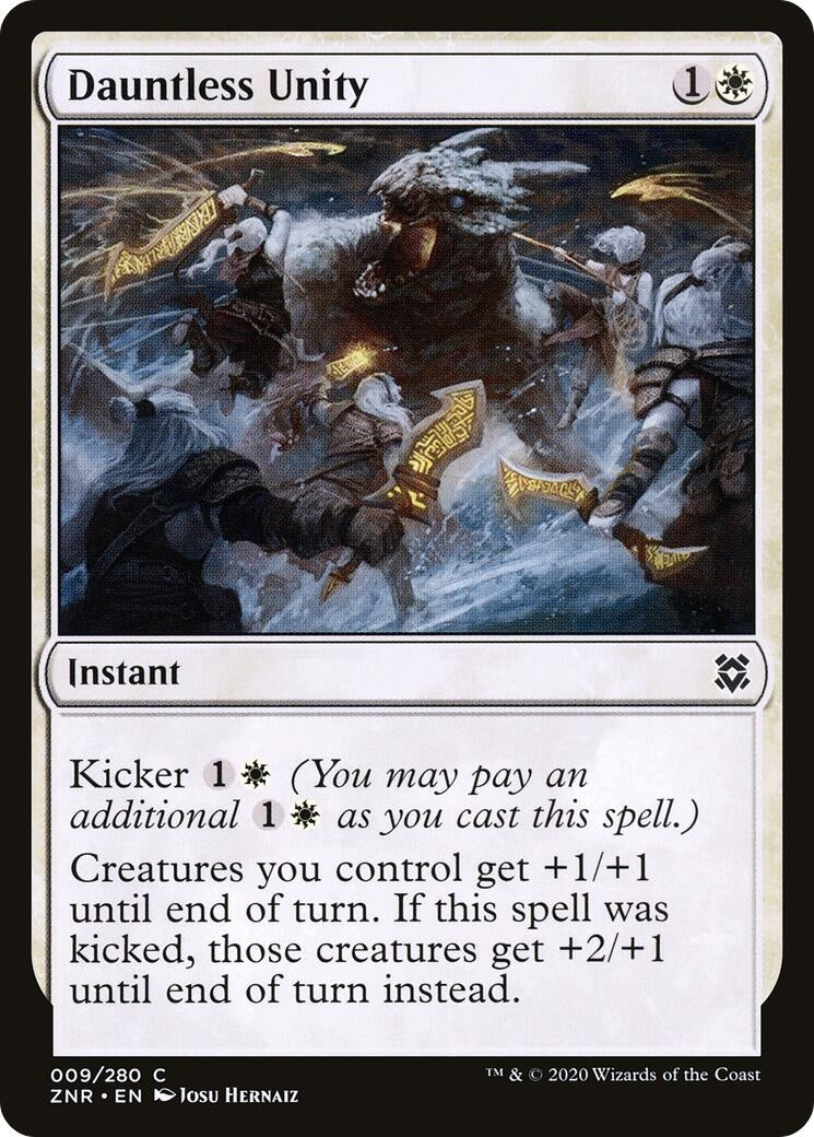 Dauntless Unity (9) (Zendikar Rising)