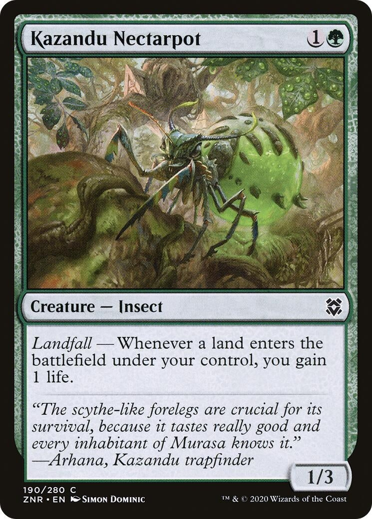 Image for Kazandu Nectarpot (190) (Zendikar Rising) - Magic: The Gathering