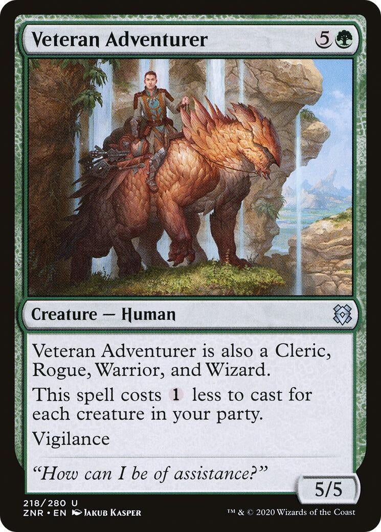 Veteran Adventurer (218) (Zendikar Rising)
