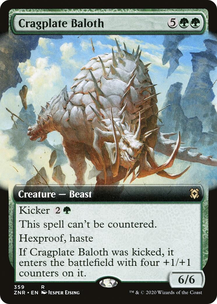 Image for Cragplate Baloth (Extended Art) (359) (Zendikar Rising) - Magic: The Gathering
