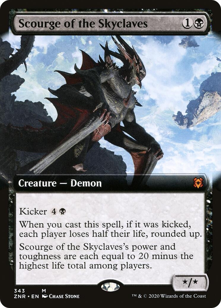 Image for Scourge of the Skyclaves (Extended Art) (343) (Zendikar Rising) - Magic: The Gathering