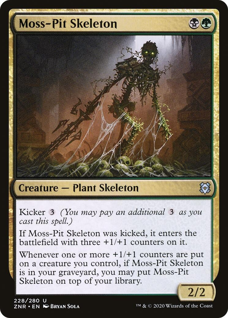 Image for Moss-Pit Skeleton (228) (Zendikar Rising) - Magic: The Gathering