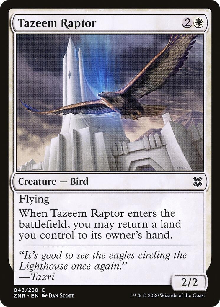 Tazeem Raptor (43) (Zendikar Rising)
