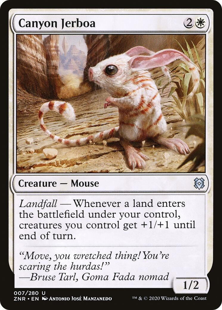 Canyon Jerboa (7) (Zendikar Rising)