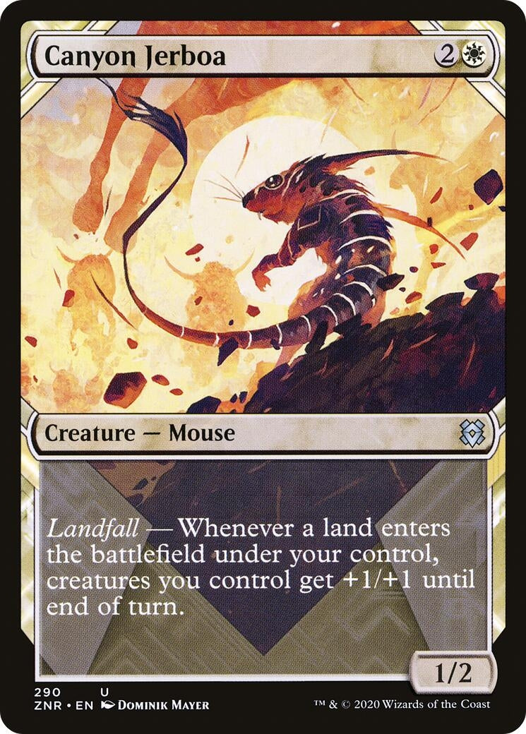 Canyon Jerboa (Showcase) (290) (Zendikar Rising)