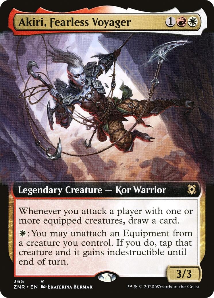 Image for Akiri, Fearless Voyager (Extended Art) (365) (Zendikar Rising) - Magic: The Gathering