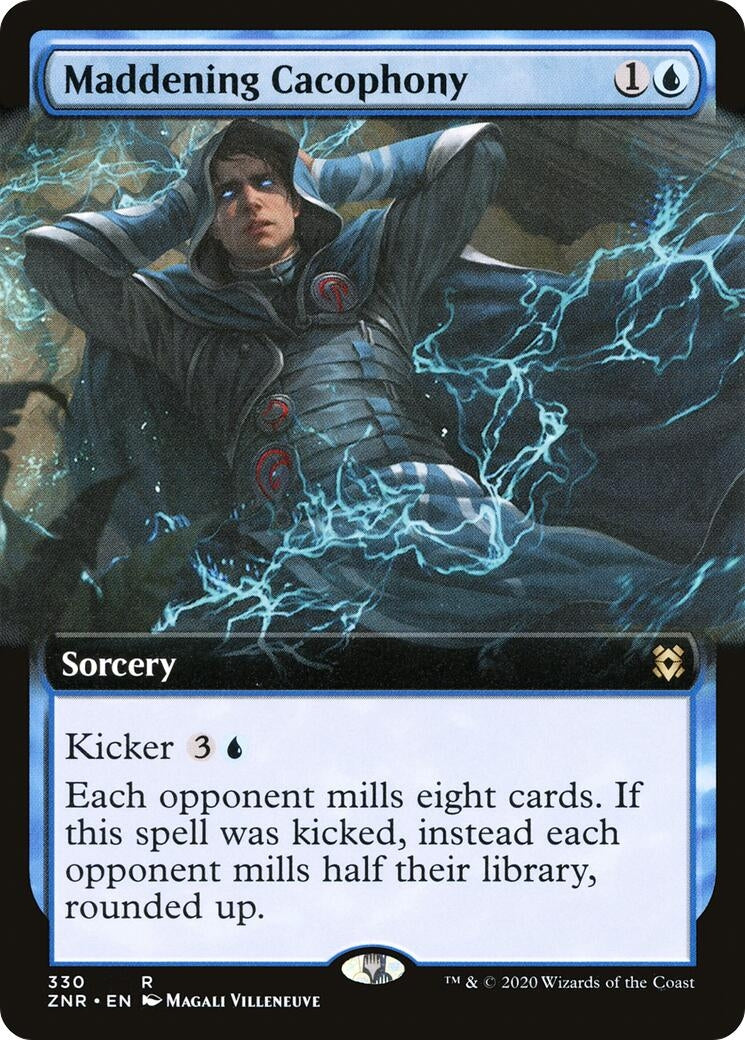 Image for Maddening Cacophony (Extended Art) (330) (Zendikar Rising) - Magic: The Gathering