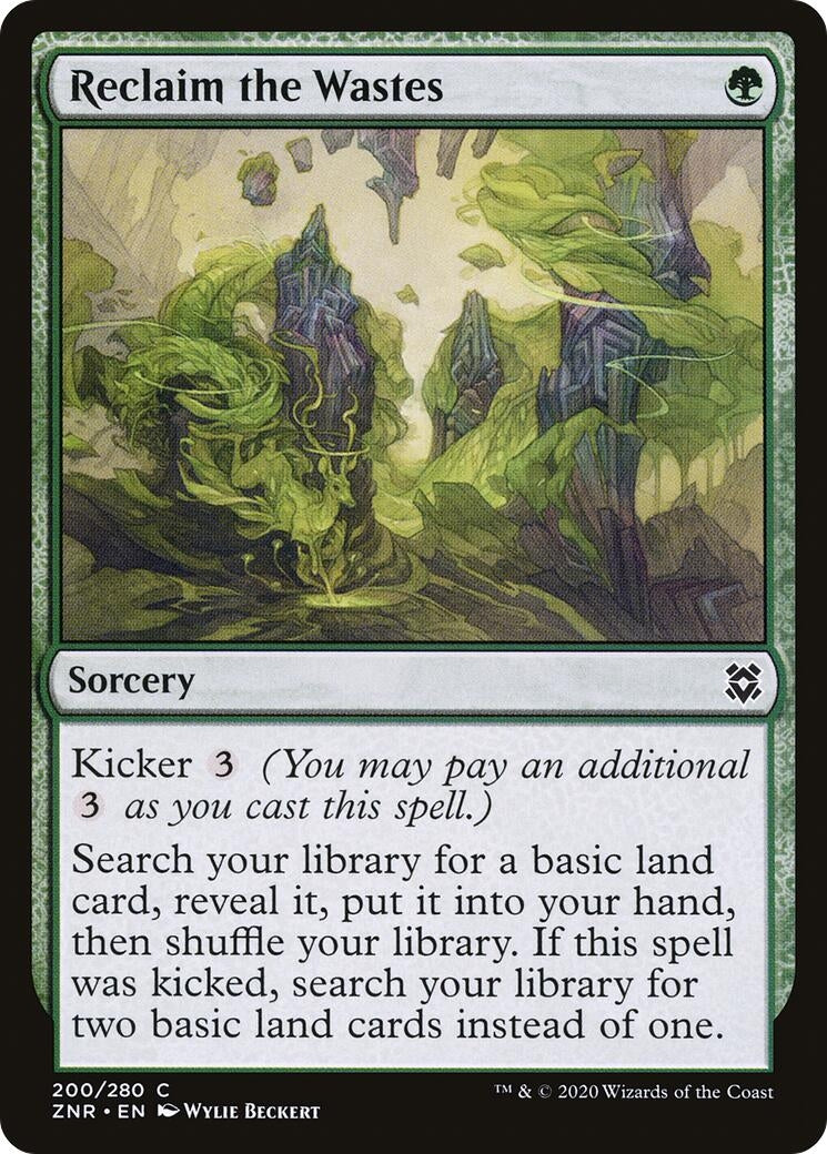 Image for Reclaim the Wastes (200) (Zendikar Rising) - Magic: The Gathering
