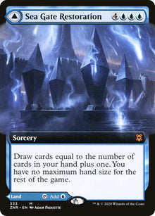 Image for Sea Gate Restoration (Extended Art) (333) (Zendikar Rising) - Magic: The Gathering