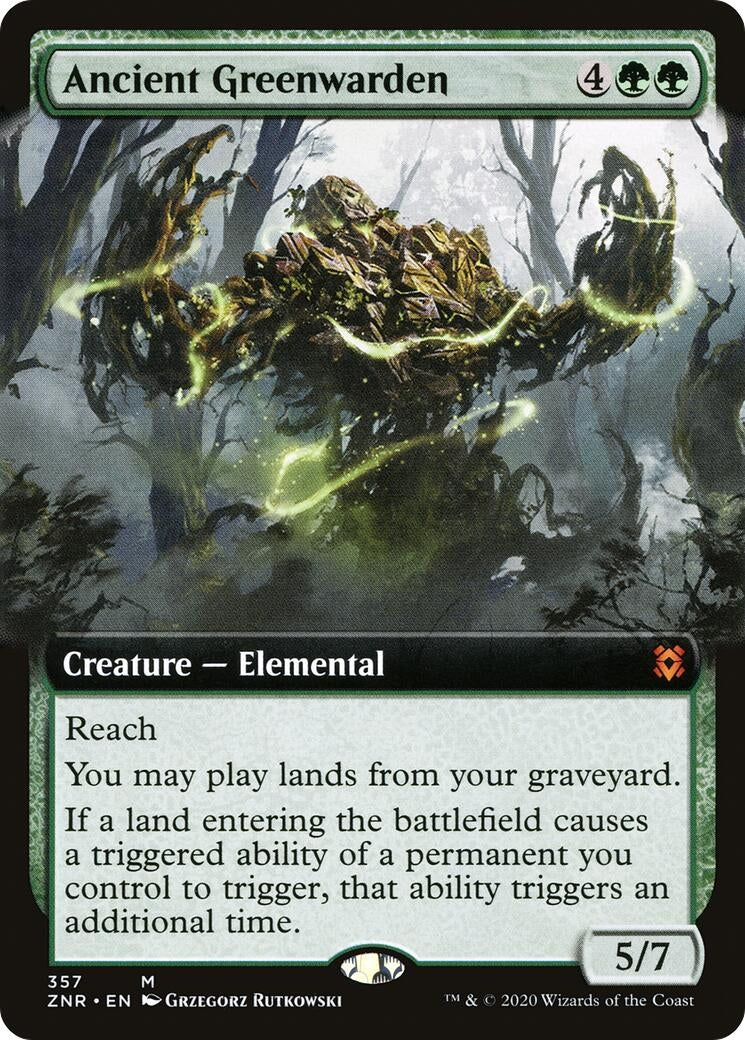 Ancient Greenwarden (Extended Art) (357) (Zendikar Rising)