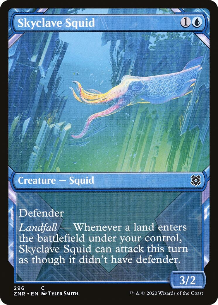Image for Skyclave Squid (Showcase) (296) (Zendikar Rising) - Magic: The Gathering