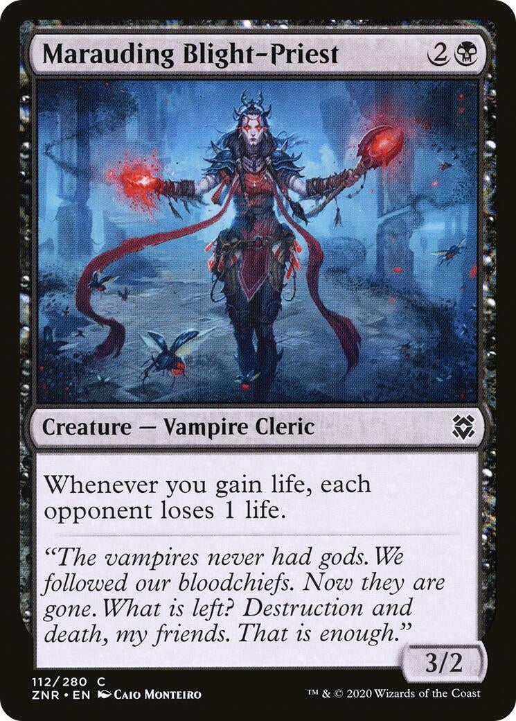 Image for Marauding Blight-Priest (112) (Zendikar Rising) - Magic: The Gathering