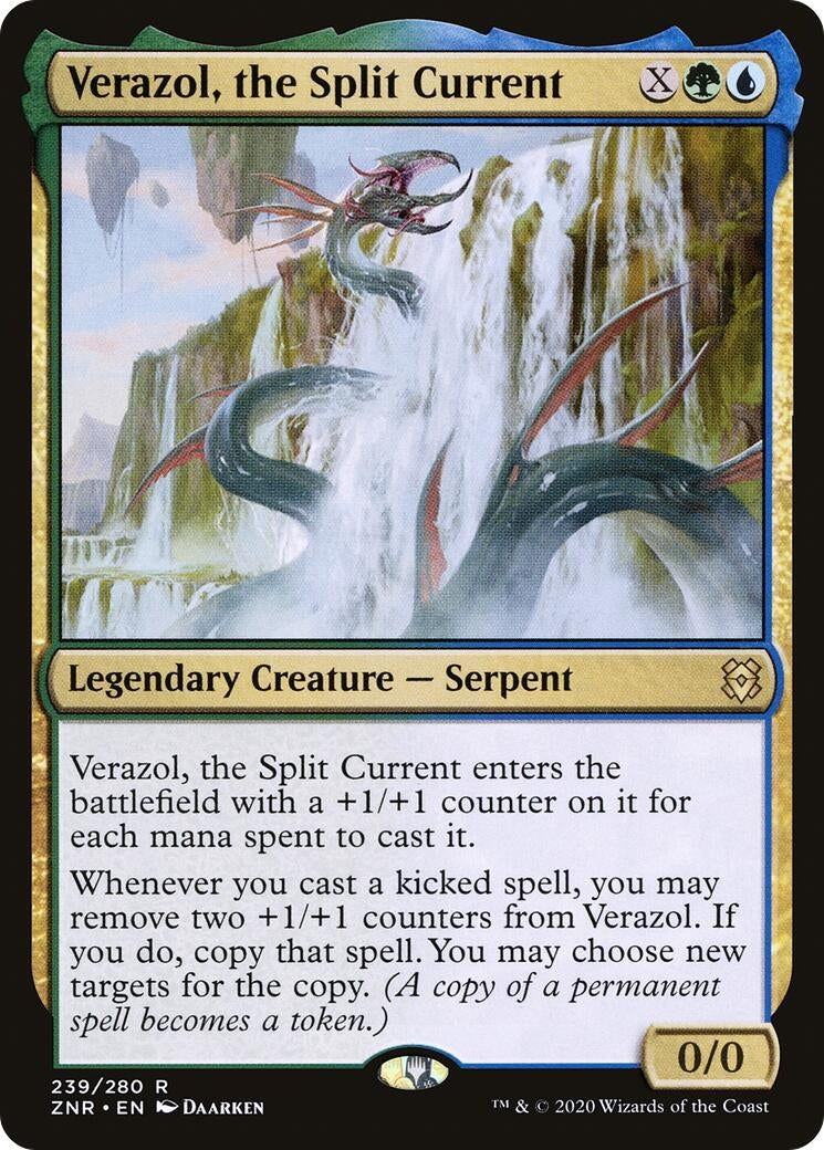 Image for Verazol, the Split Current (239) (Zendikar Rising) - Magic: The Gathering