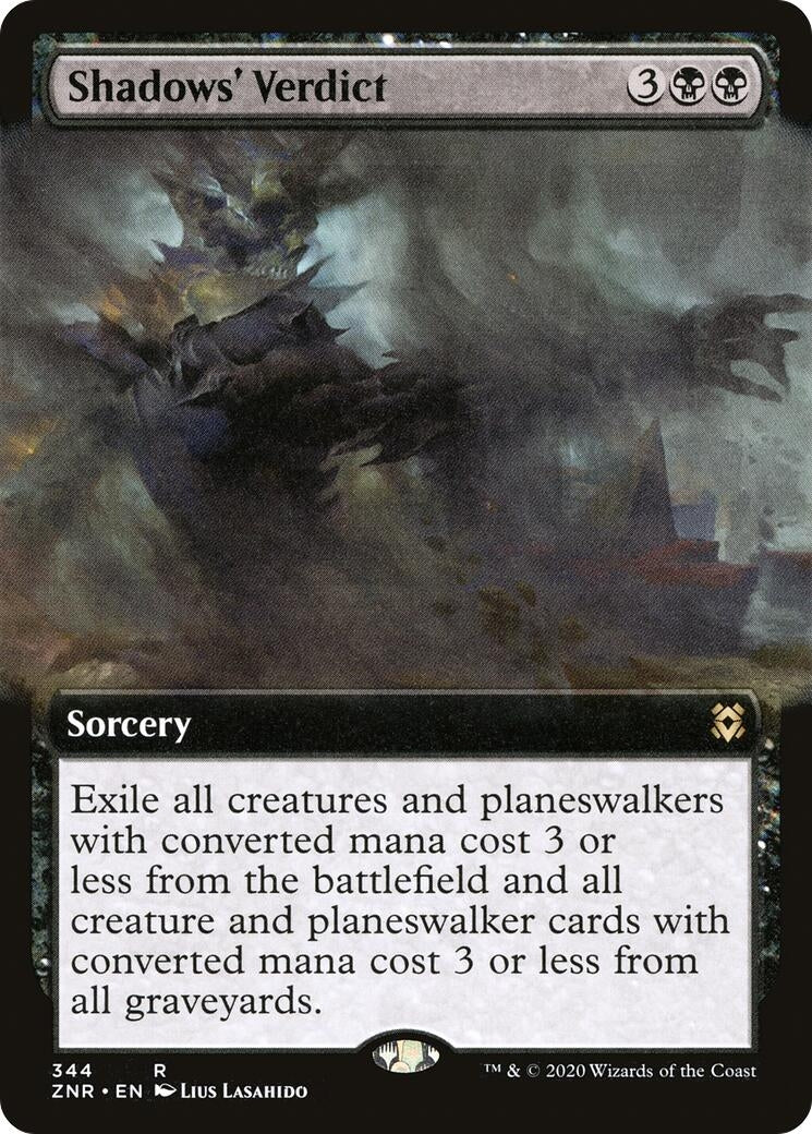 Shadows' Verdict (Extended Art) (344) (Zendikar Rising)