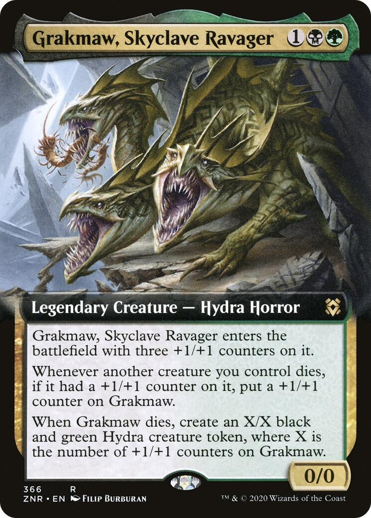 Grakmaw, Skyclave Ravager (Extended Art) (366) (Zendikar Rising)